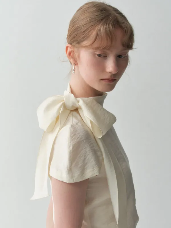 Dandelion Tie Blouse(3color)