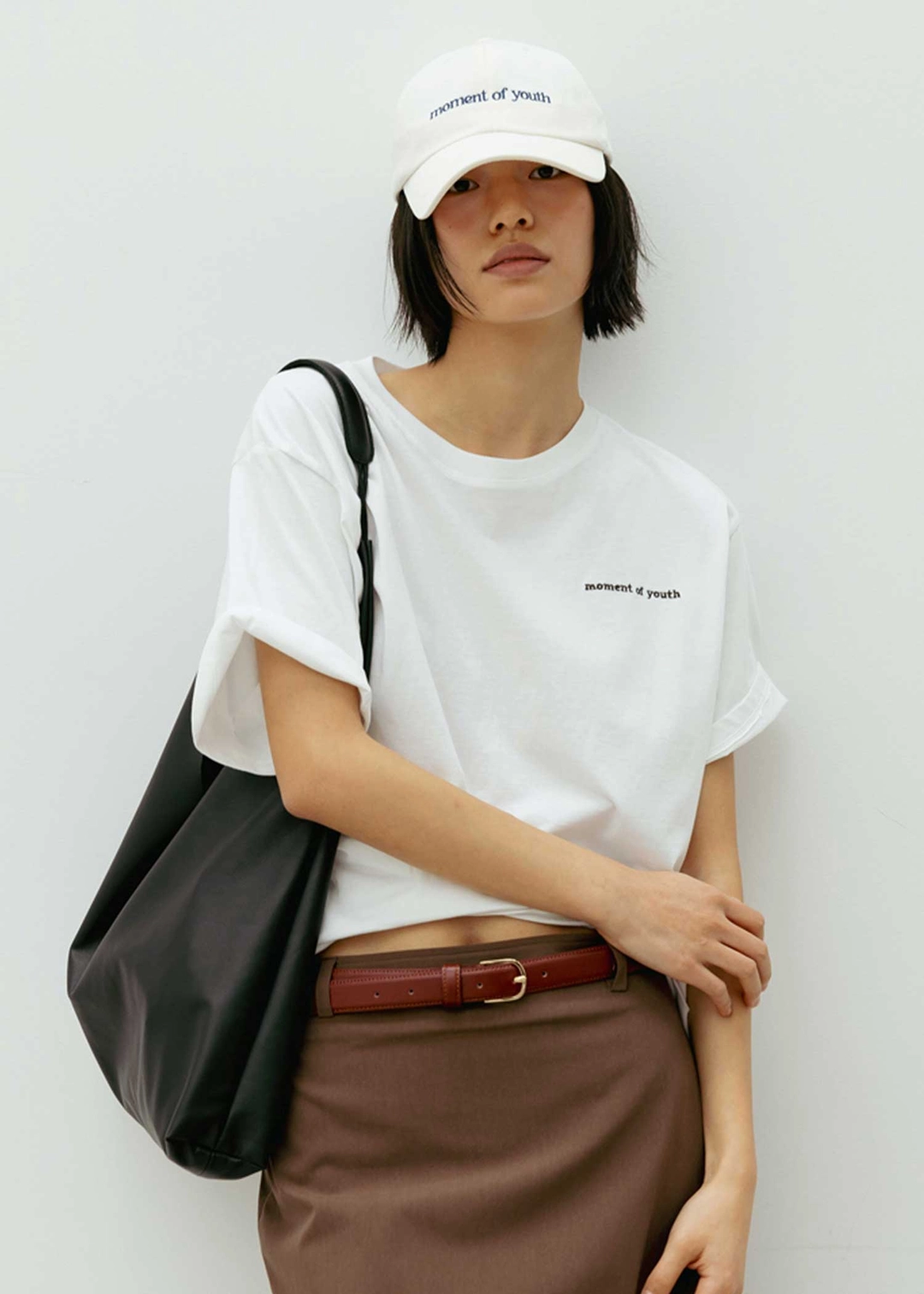 더라이 Moment Half T-Shirt(White) 상품 이미지 2