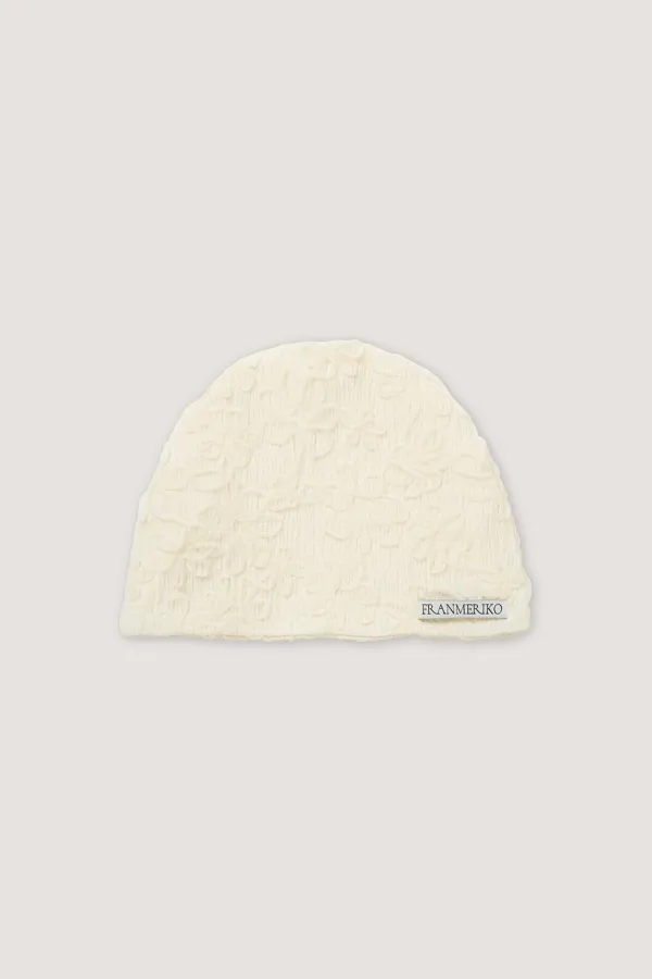 Mako Flower Hat - Ivory