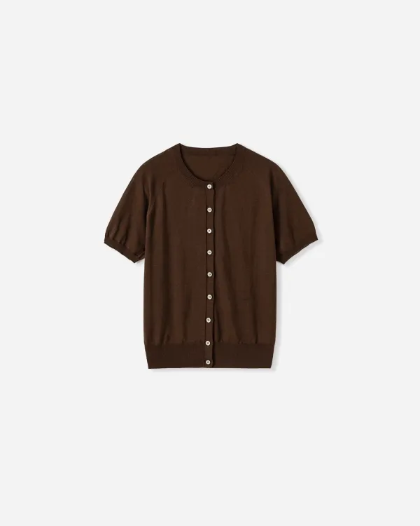 Vea Half Sleeve Knit Cardigan