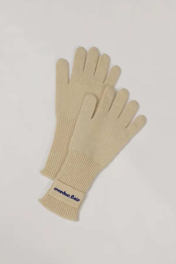 SOFT CASHMERE GLOVES _CREAM BUTTER