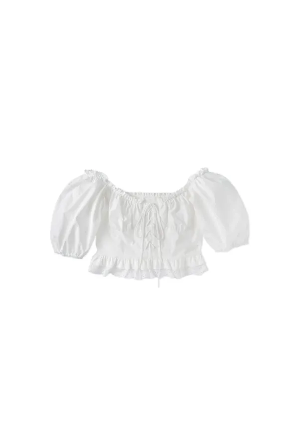 Corset lace blouse