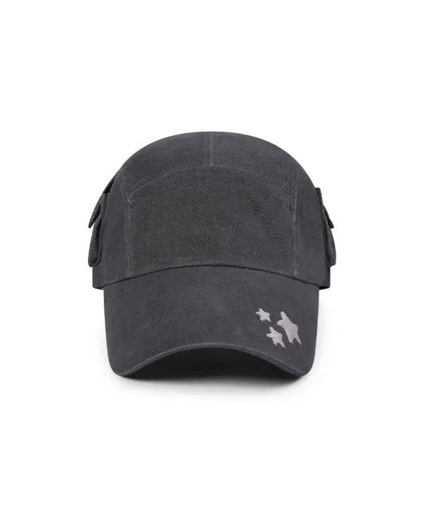 Midnight stars mini pocket cap GREY