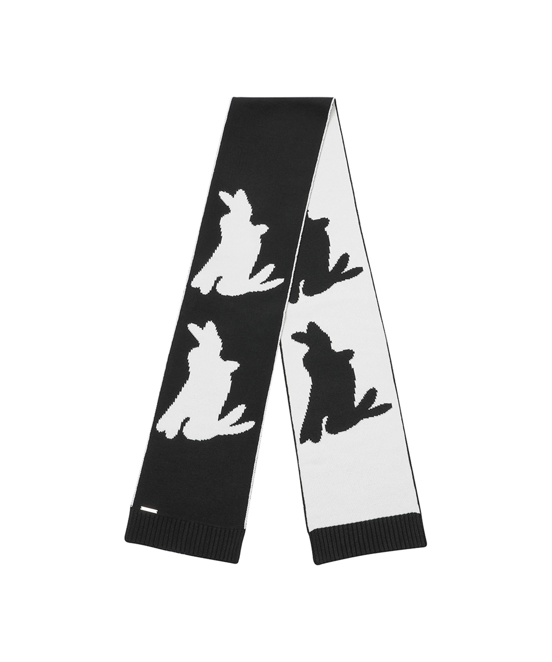 미세키서울 Twin rabbit knit muffler BLACK 상품 이미지 3