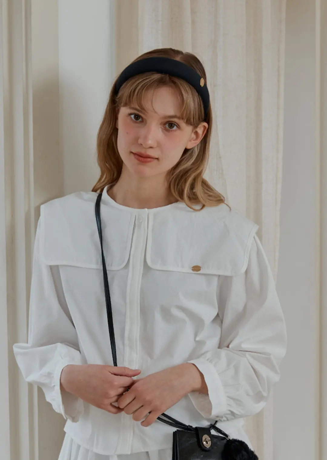 아노에틱 ANC LOGO VOLUME HAIRBAND_BLACK 상품 이미지 2