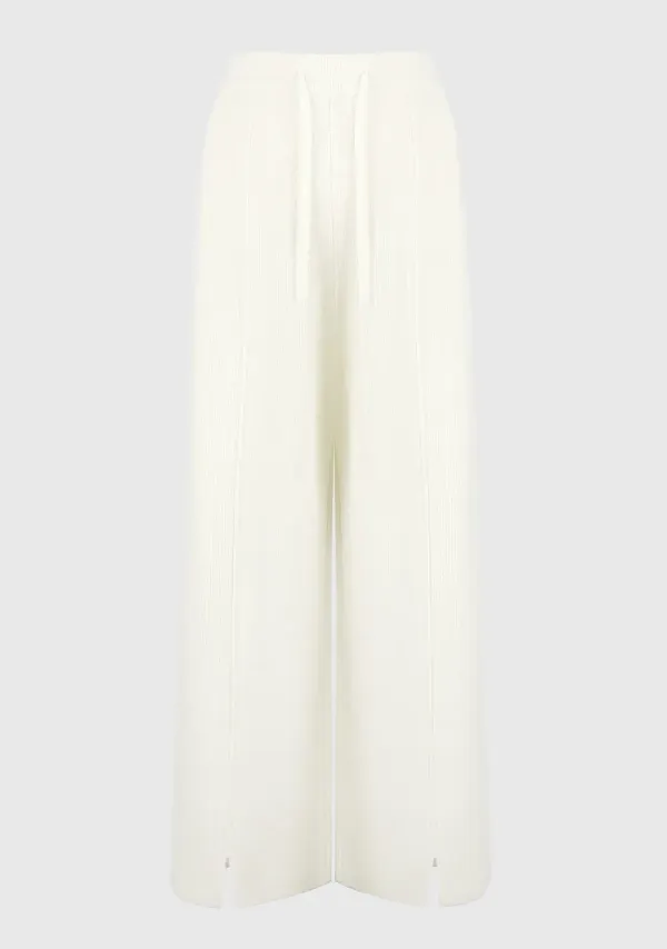 3rd) Soft Lounge Wool 100 Knit Pants Ivory