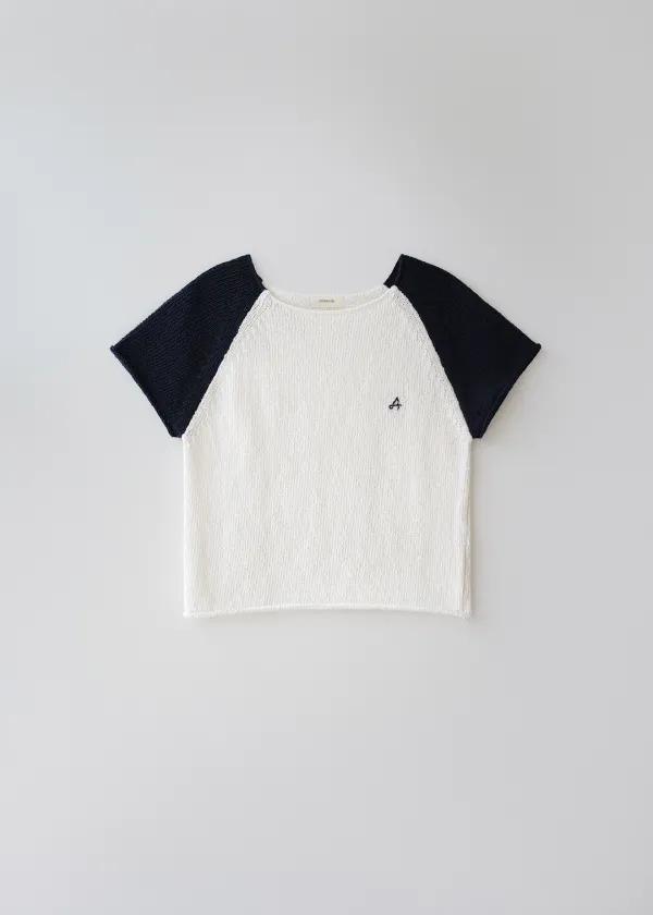 Morgan raglan half knit (navy)