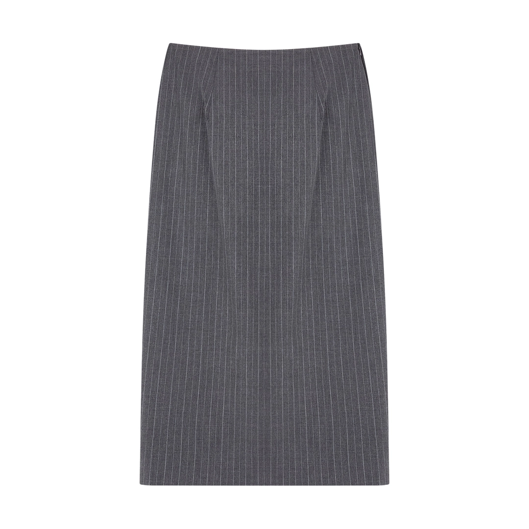 분크 Flore Shirring Skirt (플로르 셔링 스커트) Grey 상품 이미지 2