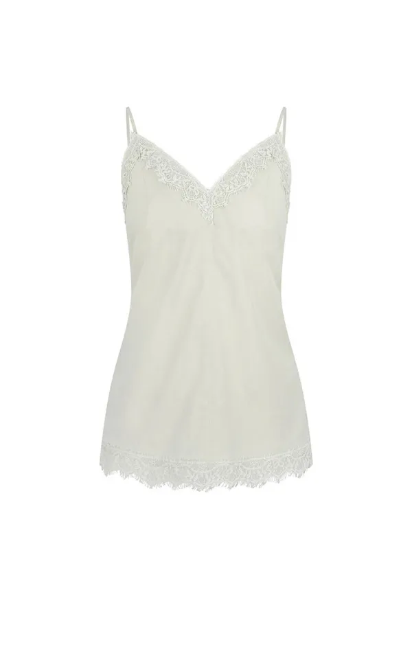 SIENNA LACE TRIM SLIP TOP