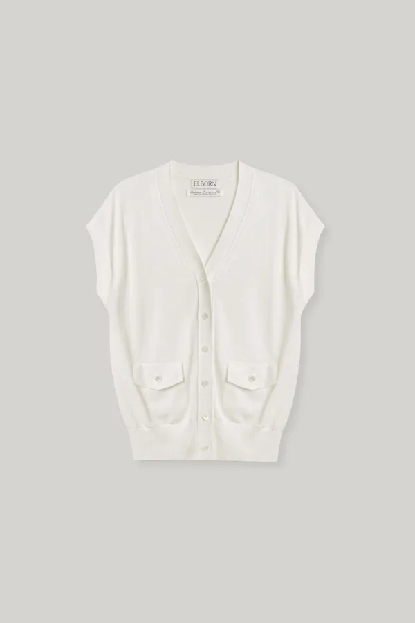 Reste Silk Knit Vest