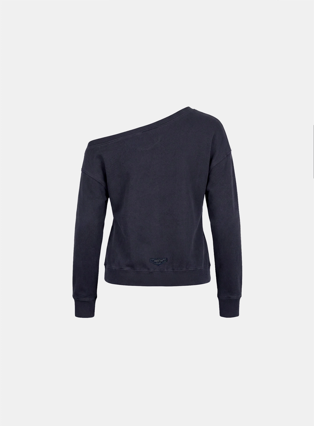 배드블러드 [w-sweatshirt26-004] BS Soft Terry Off-the-Shoulder Sweatshirt - Navy 상품 이미지 2