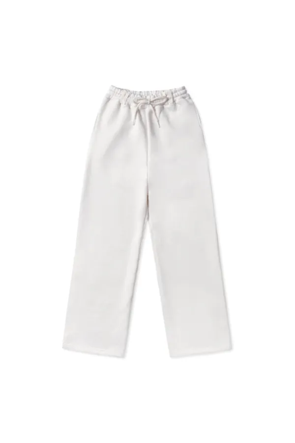 Solid sweat pants_ivory