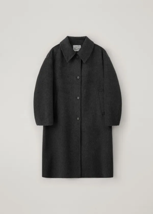 [2nd-reorder] Still stand wool coat (classic charcoal)