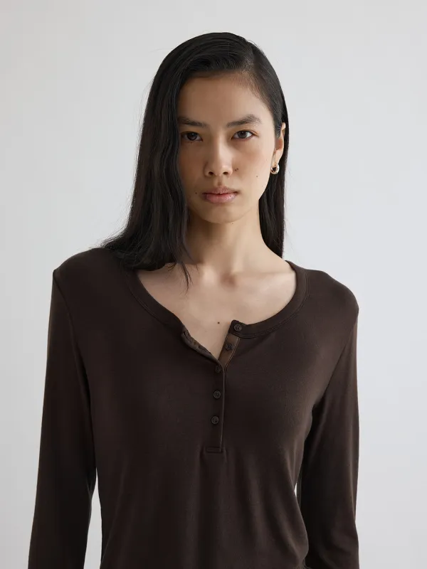Troi tencel blended slim T