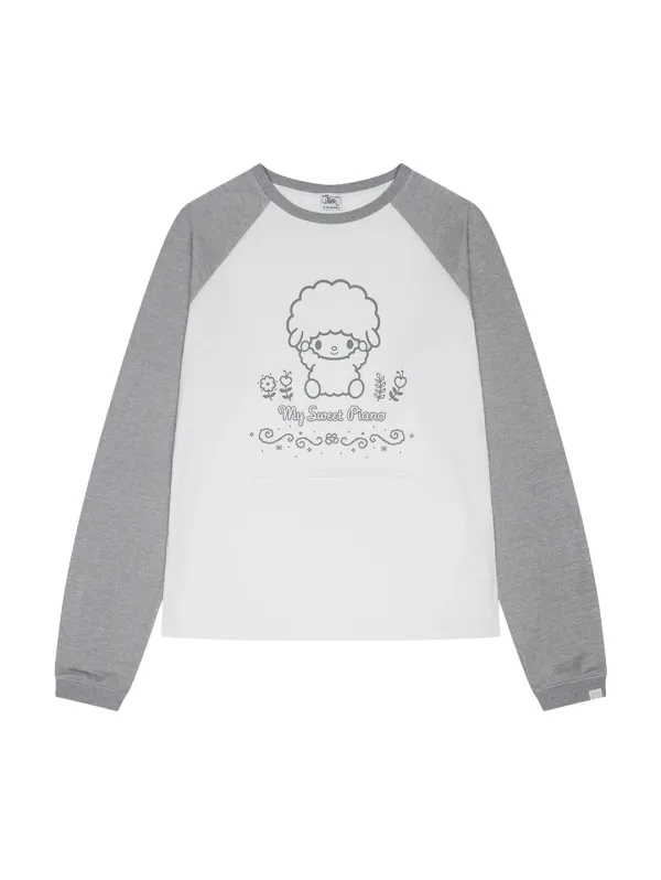MY SWEET PIANO LONG SLEEVES [WHITE]