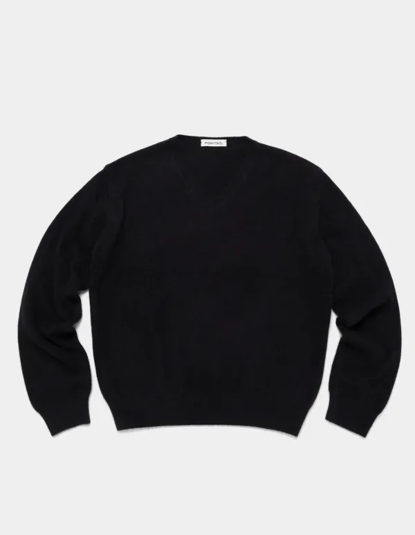 [ 10/21(수) 순차 배송 ] Greta V-neck Knit (Black)