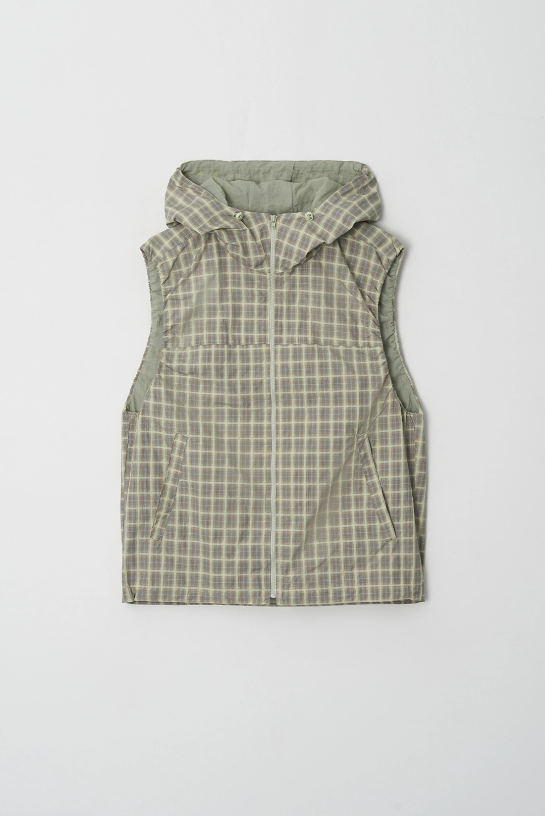 브렌다 브렌든 greenwich vest - mix check 상품 이미지 1