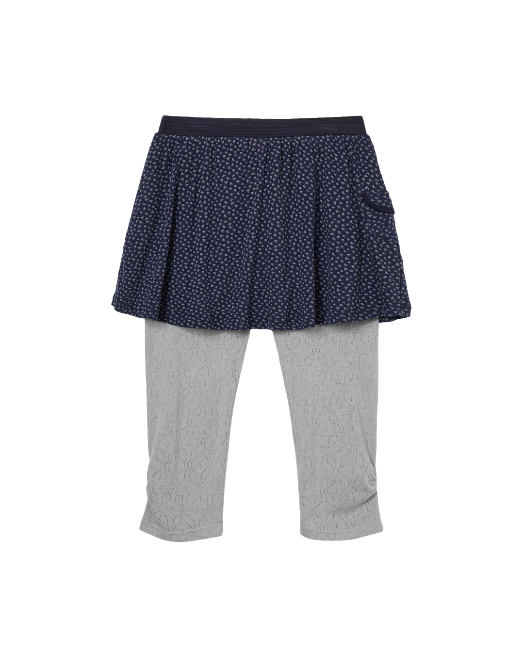에이이에이이 FLOWER SKIRT LEGGINGS [NAVY] 상품 이미지 1