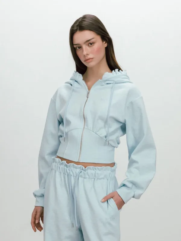 BAKE HOODIE ZIP-UP / SKYBLUE