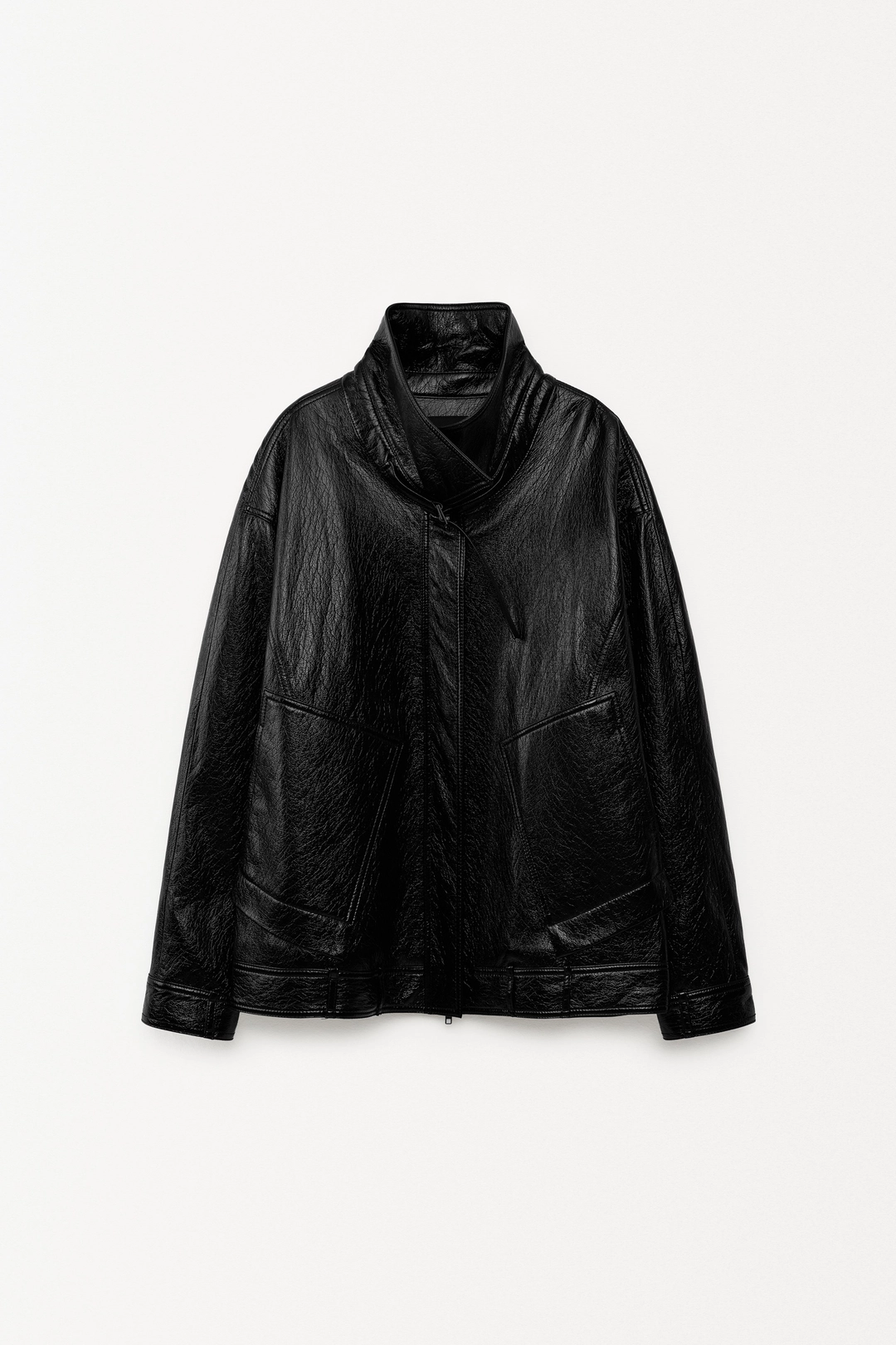 더일마 Iceberg PU Leather Jacket glossy 상품 이미지 1