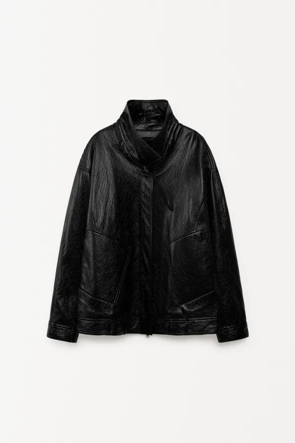 Iceberg PU Leather Jacket glossy