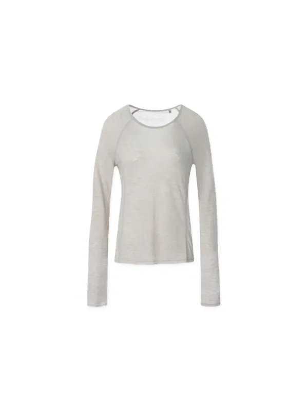 RANTANA LONG SLEEVE TOP BEIGE