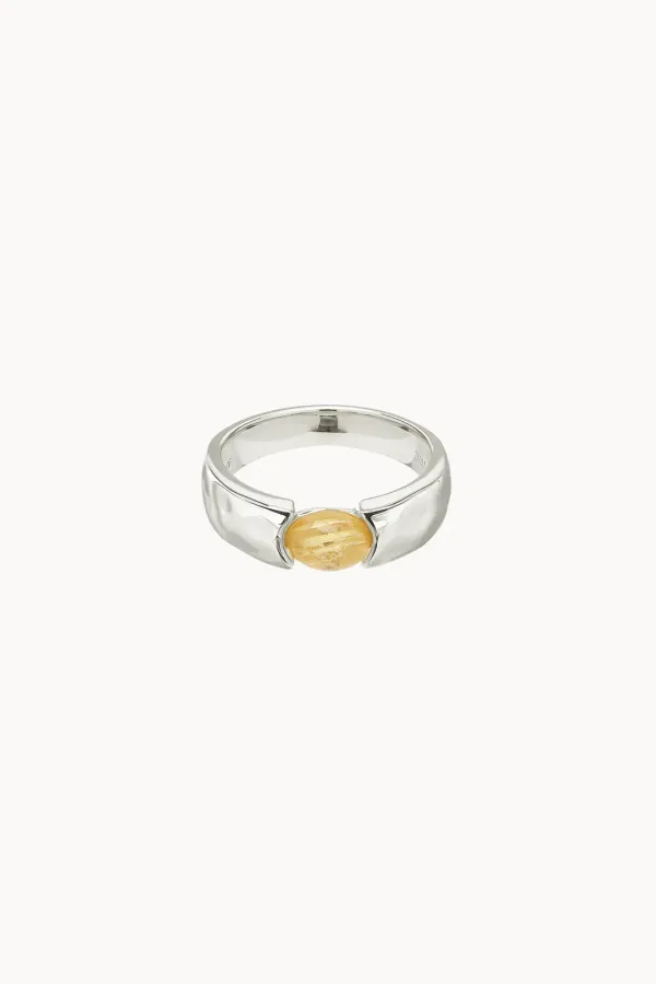 [VEI] 925silver STONE BOLD RING_RUTILATED QUARTZ_OD3A2MRG94
