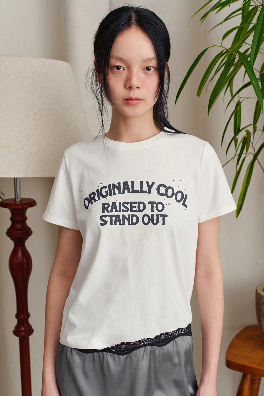 썬번프로젝트 ORIGINALLY COOL T-SHIRT, WHITE 상품 이미지 1