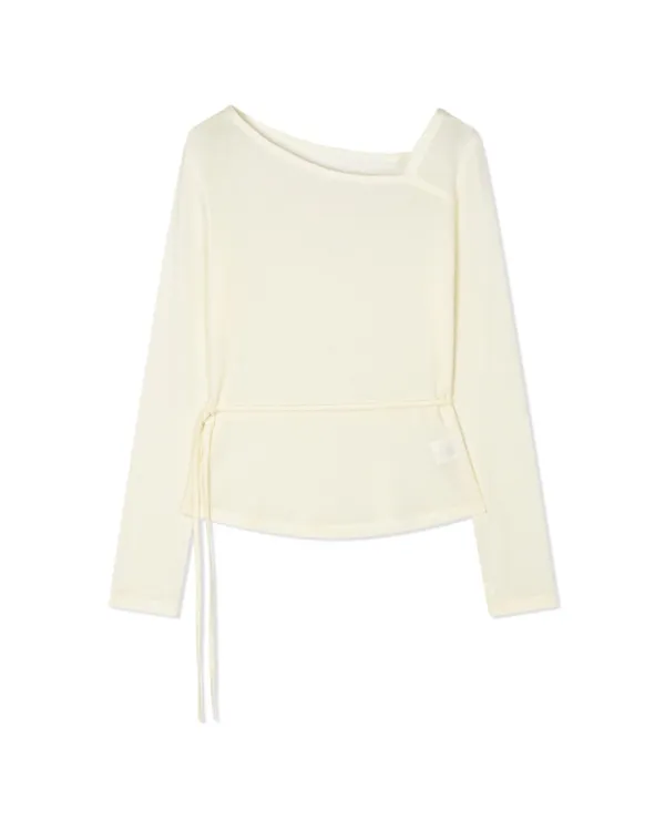 LOE NECK TOP (Ivory, 2size)