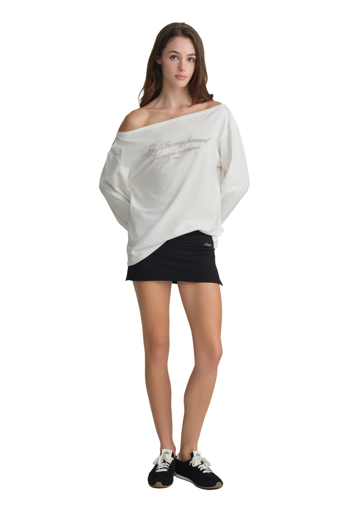 클리시어 Kleen club one-shoulder top, White 상품 이미지 1
