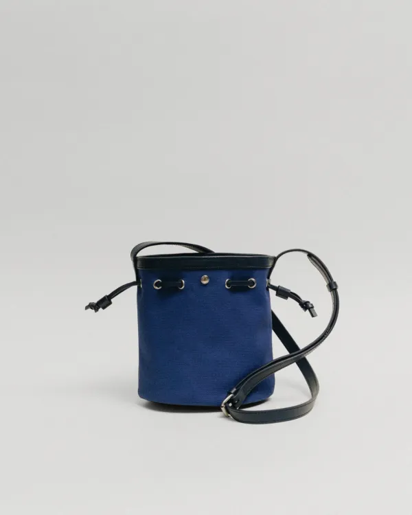 SAC COQUILLE BUCKET MINI BLUE