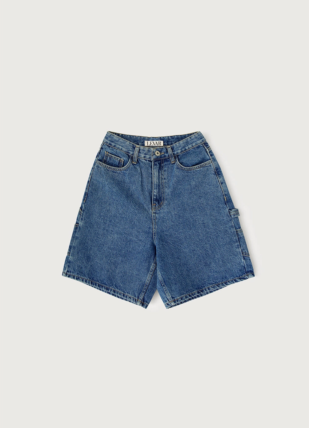 르바 Carpenter Half Denim - Dark Blue 상품 이미지 1