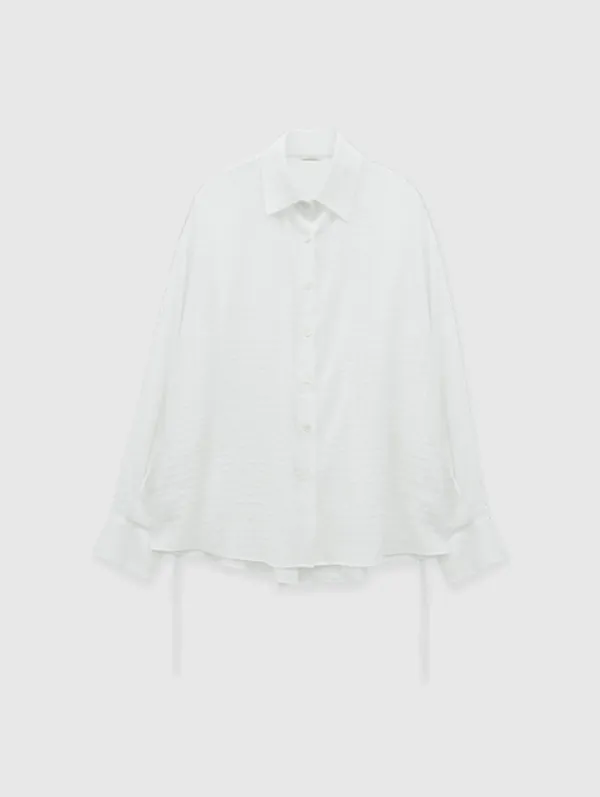 Sand Jacquard Shirt (Ivory)