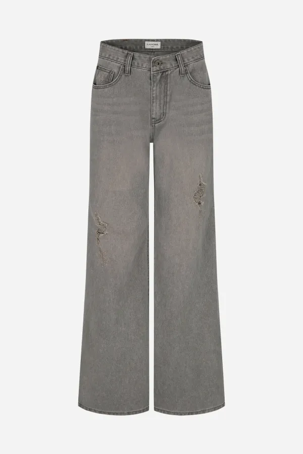 25SS cotton flare denim jeans