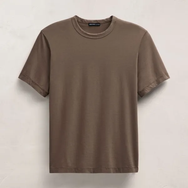 Heavy Luxe Jersey Crew - Caribou