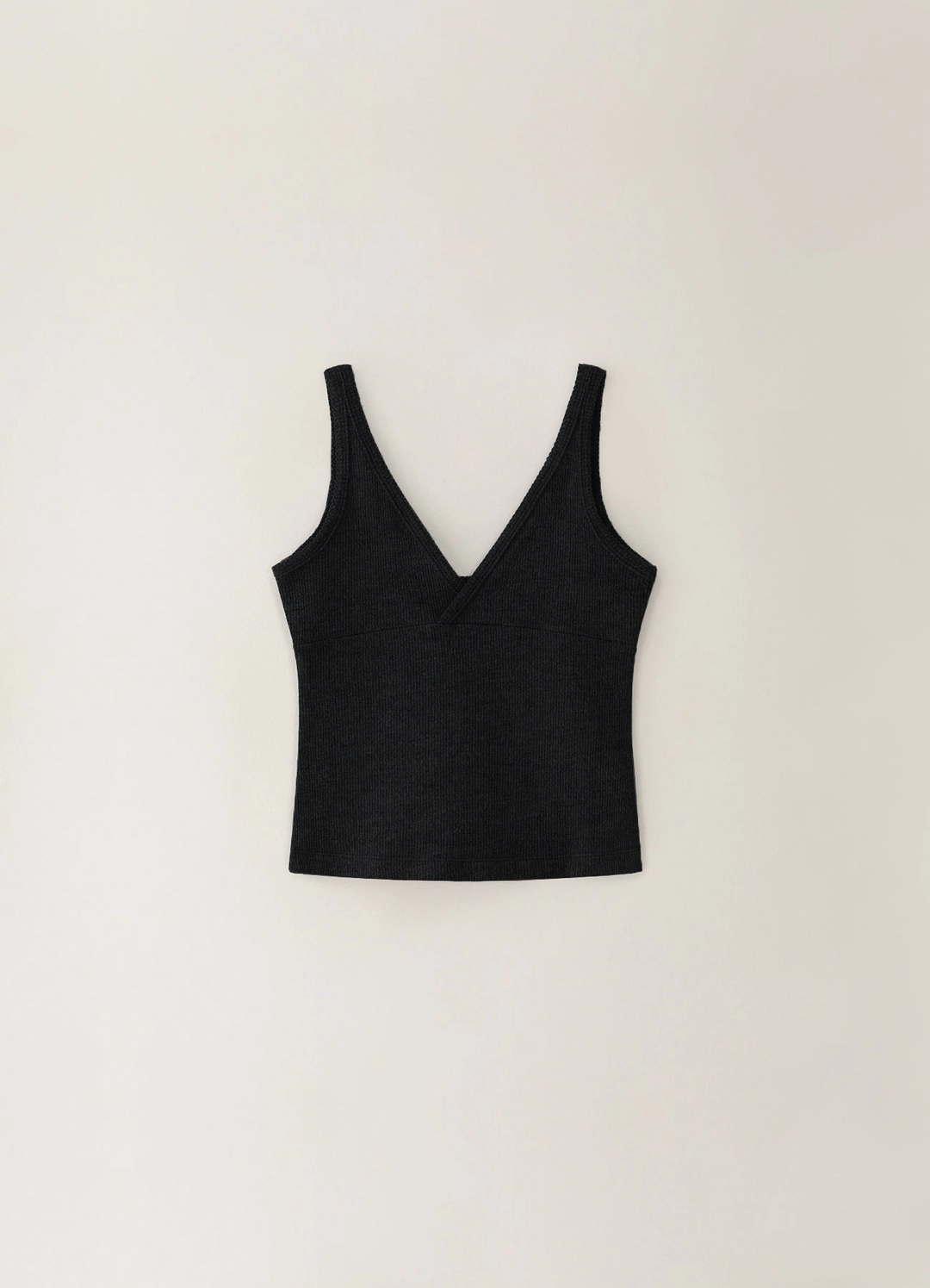 페블엠 3RD / Knitted Embroidery Sleeveless - Black 상품 이미지 1