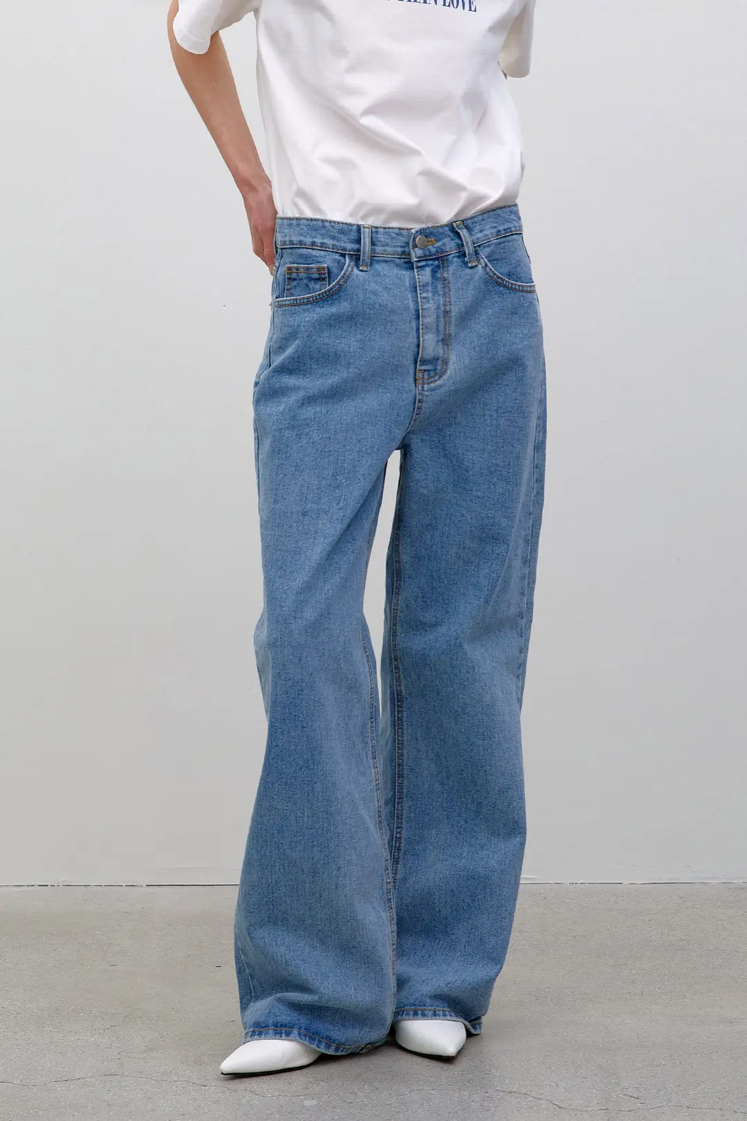 오브오브 [2차] Semi Wide Denim Pants 상품 이미지 2