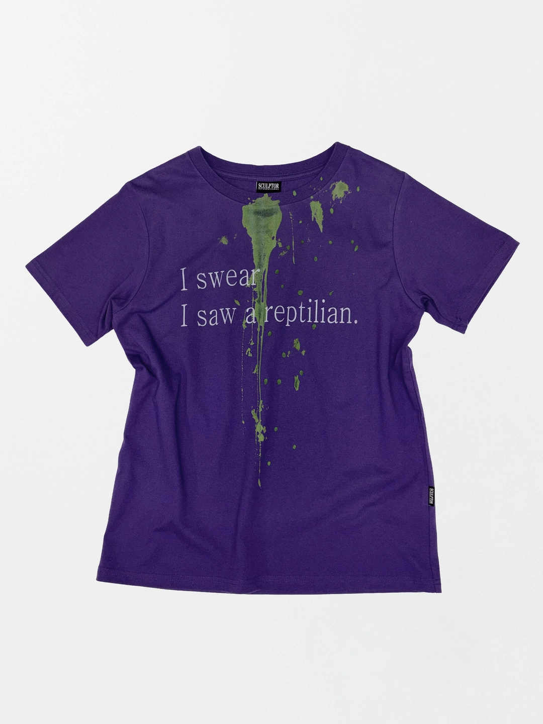 스컬프터 Raw Statement Tee Purple 상품 이미지 1