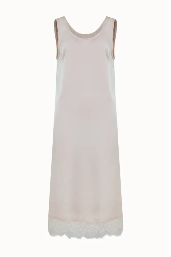 Layered Lace Dress[LMBESPDR5803]-Peach