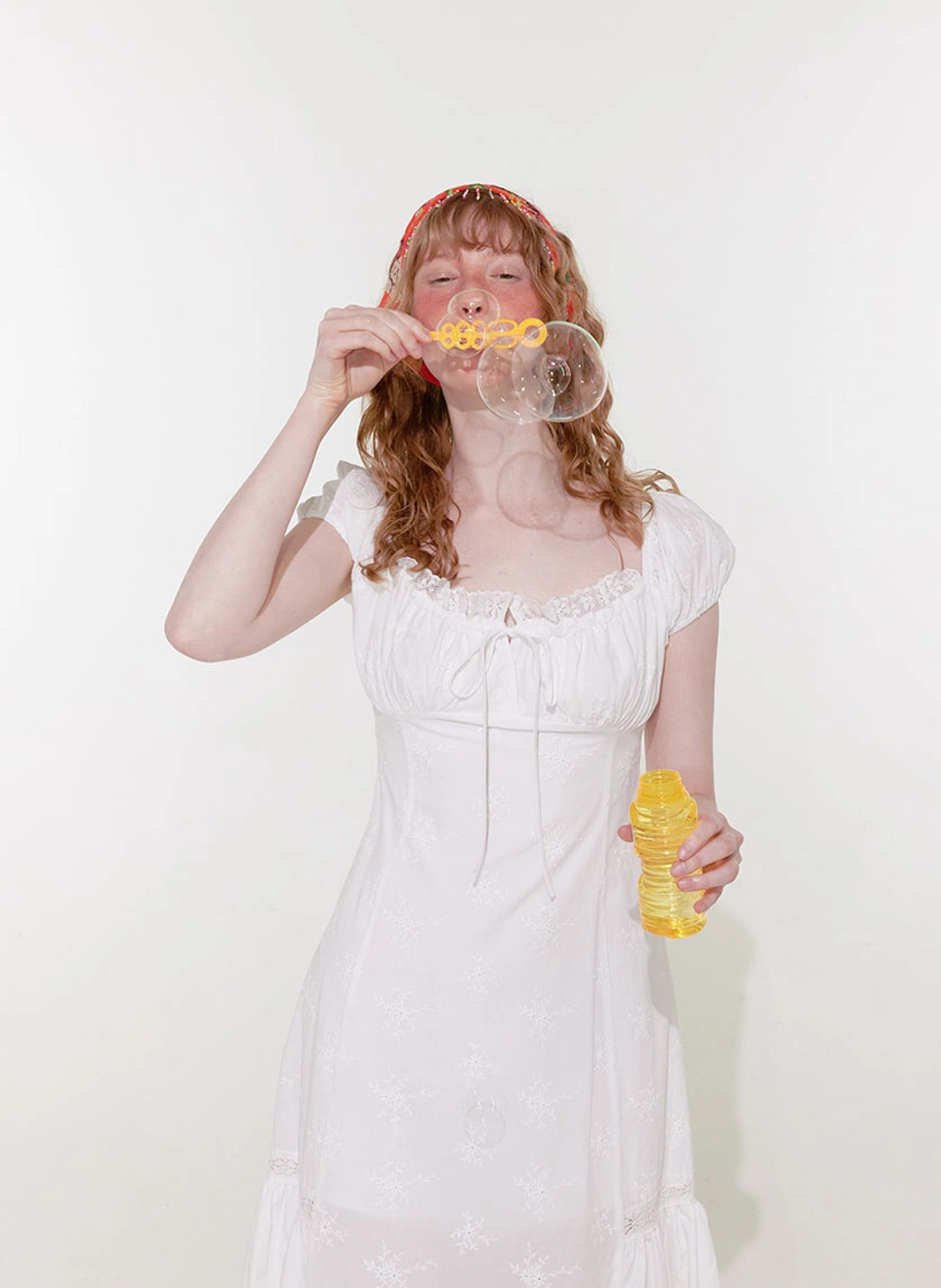 루루서울 Vintage Cotton Dress (White) 상품 이미지 2