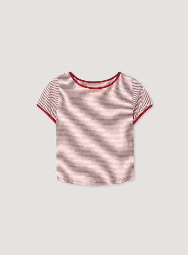 NUBY STRIPE TEE_RED