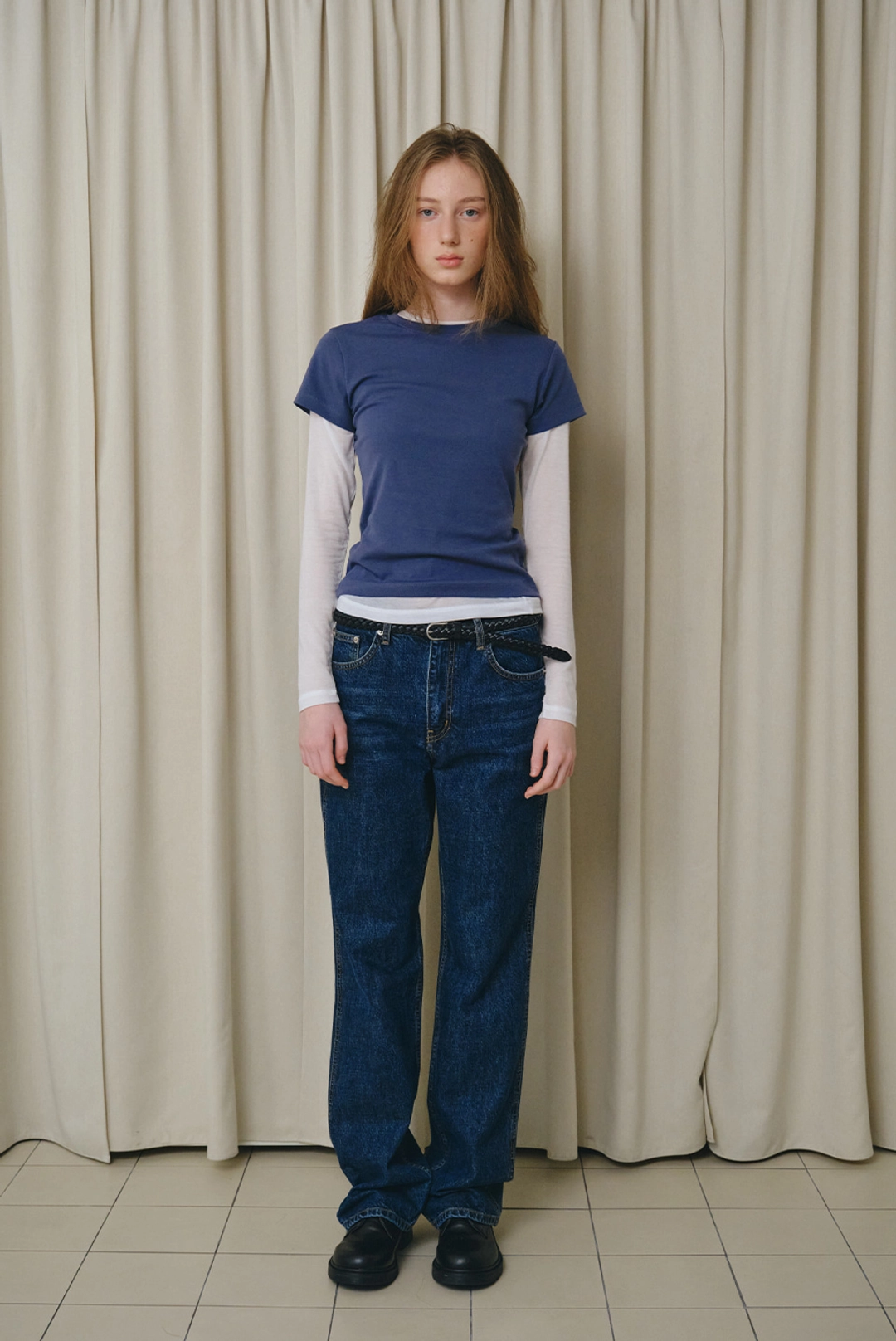 브렌다 브렌든 NCFV low denim pants - blue 상품 이미지 2