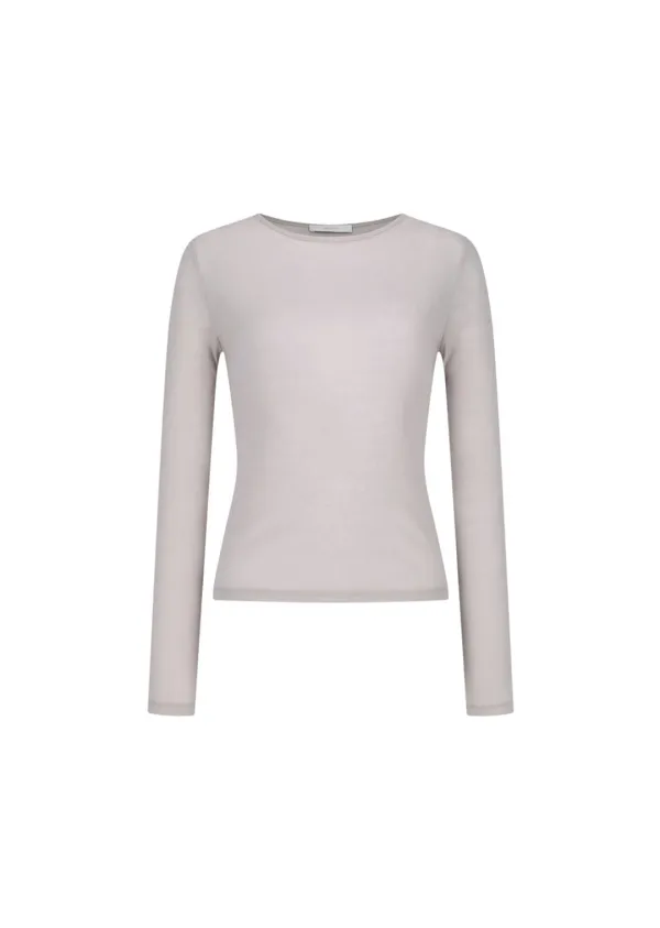 Round T-shirt, Beige