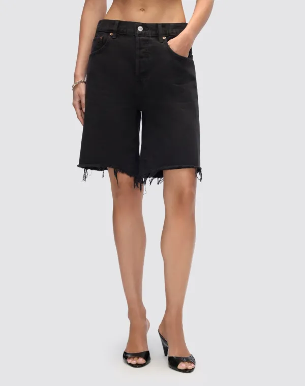 90s Comfy Short - Washed Black
