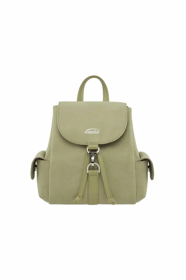 SUEDE BACKPACK-BEIGE