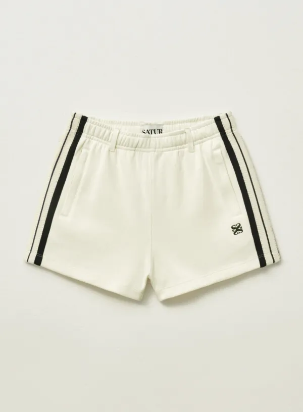 (W) Lawton All Day Track Shorts - Art Black