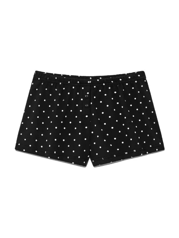 WILD BUTTON SHORTS (ONYX FLECK)