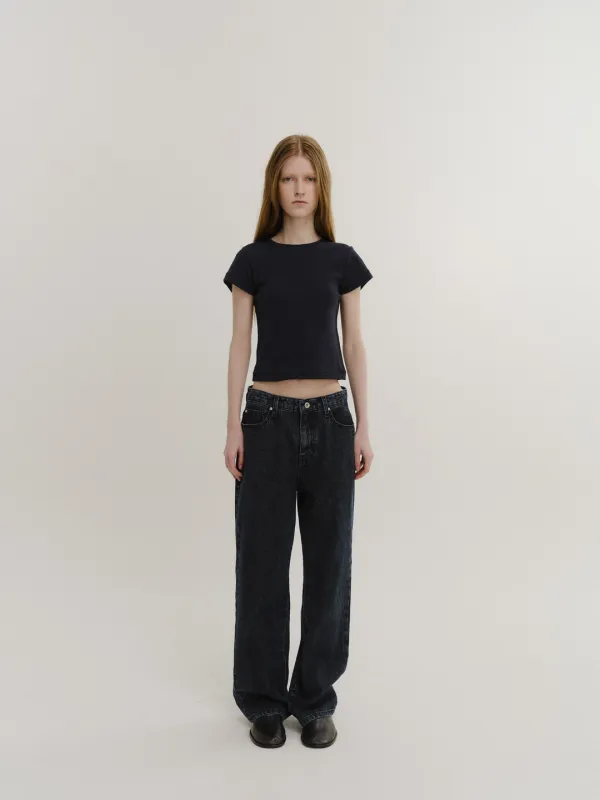 Signature Stripe Denim Pants (Indigo)