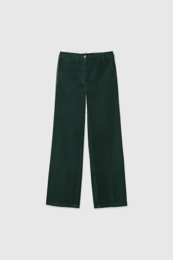이카스트 코듀로이 와이드 팬츠 (Green)