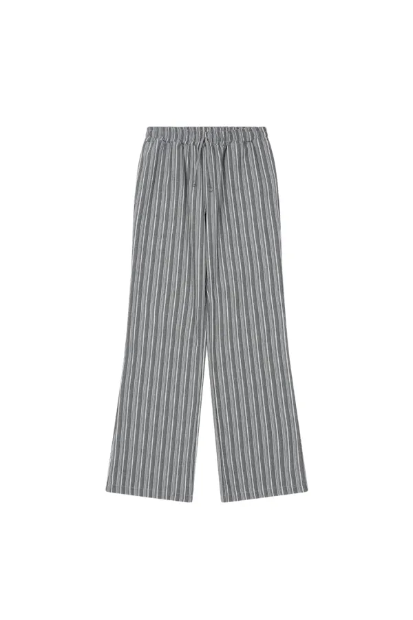STRIPE BOOTSCUT BANDING PANTS, BROWN